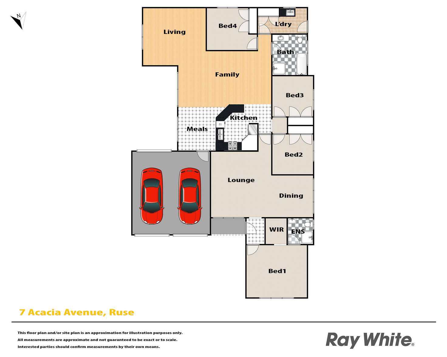 Floorplan of Homely house listing, 7 Acacia Avenue, Ruse NSW 2560