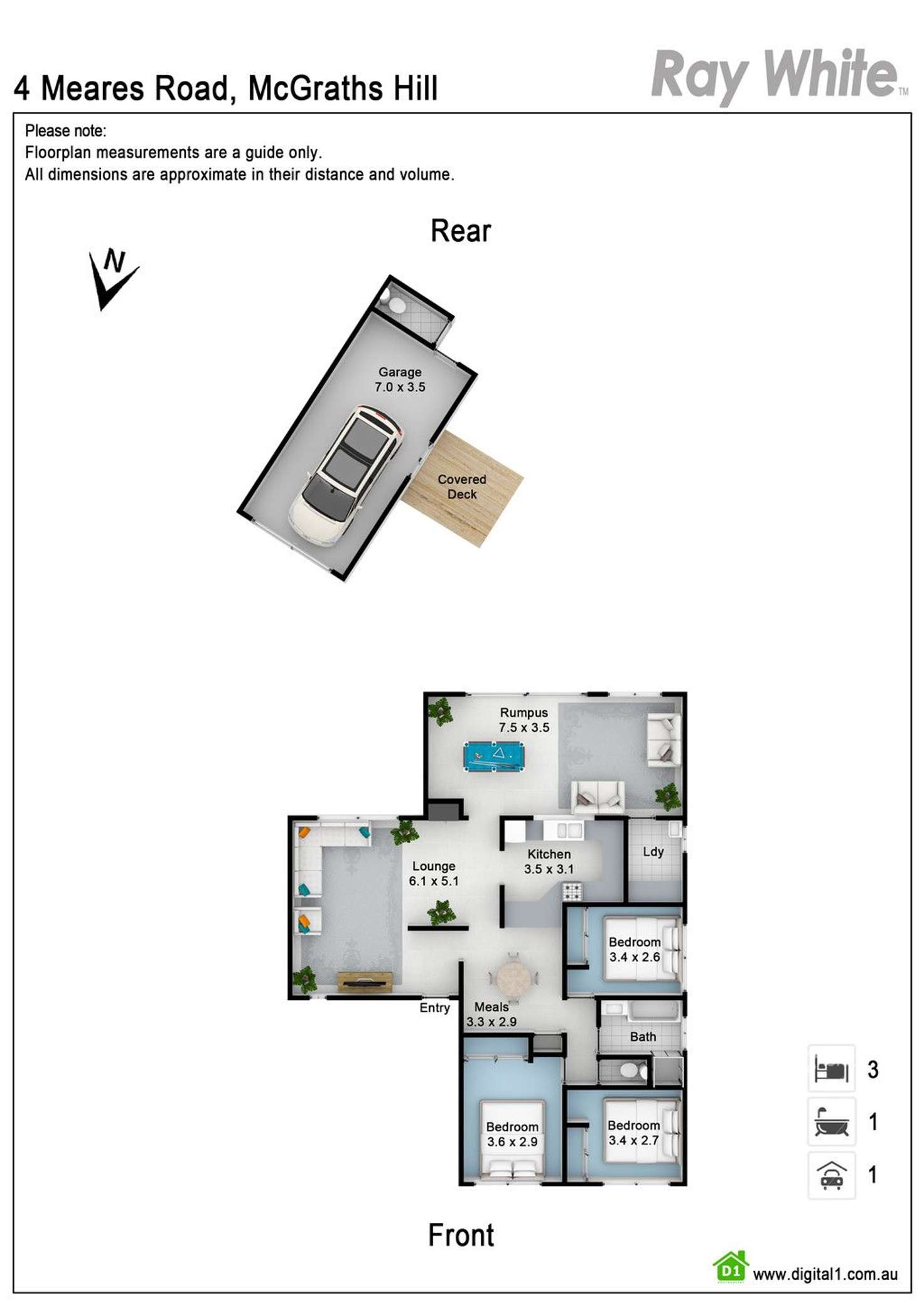 Floorplan of Homely house listing, 4 Meares Road, Mcgraths Hill NSW 2756