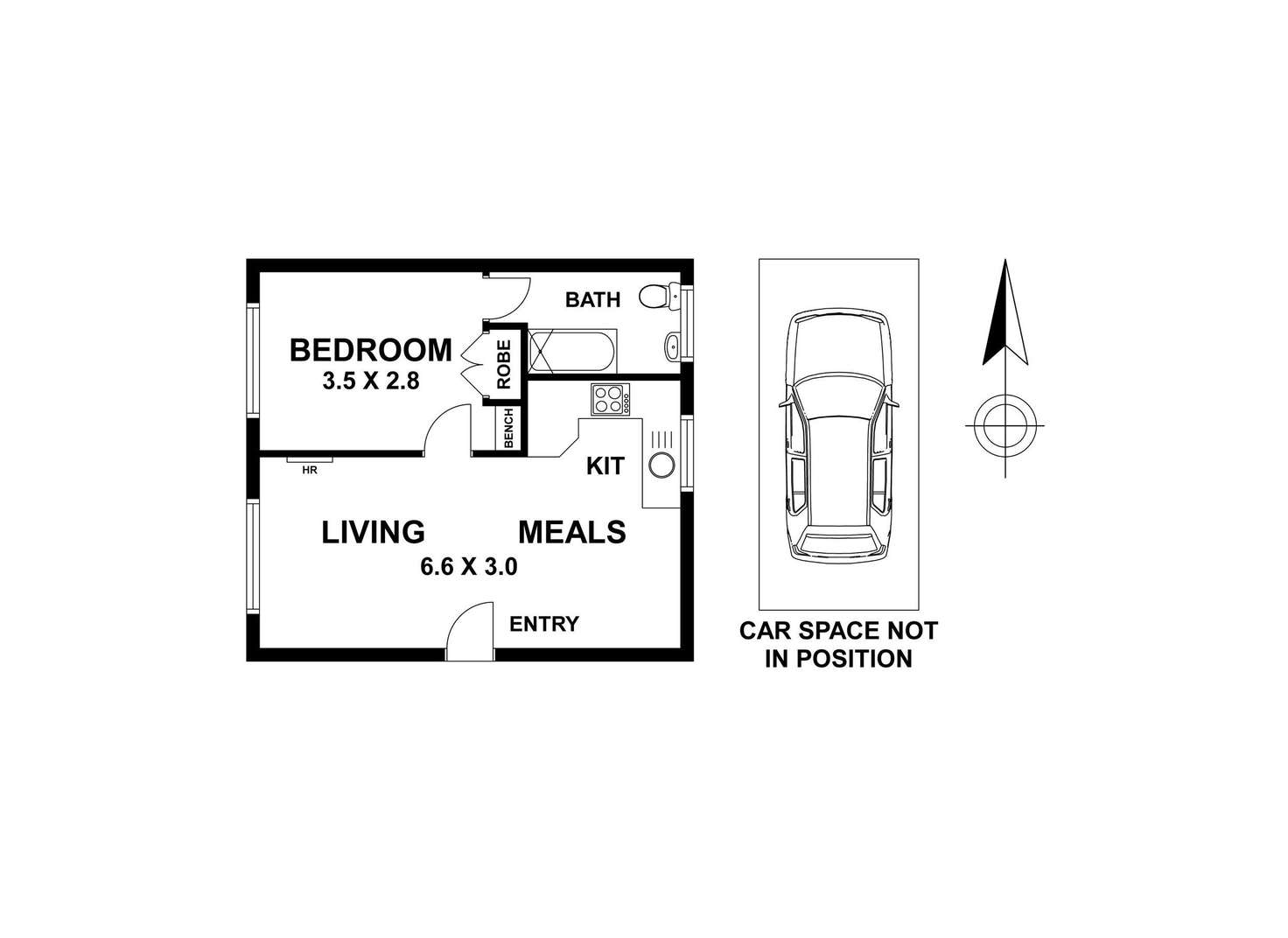 Floorplan of Homely apartment listing, 10/446 Albion Street, Brunswick West VIC 3055