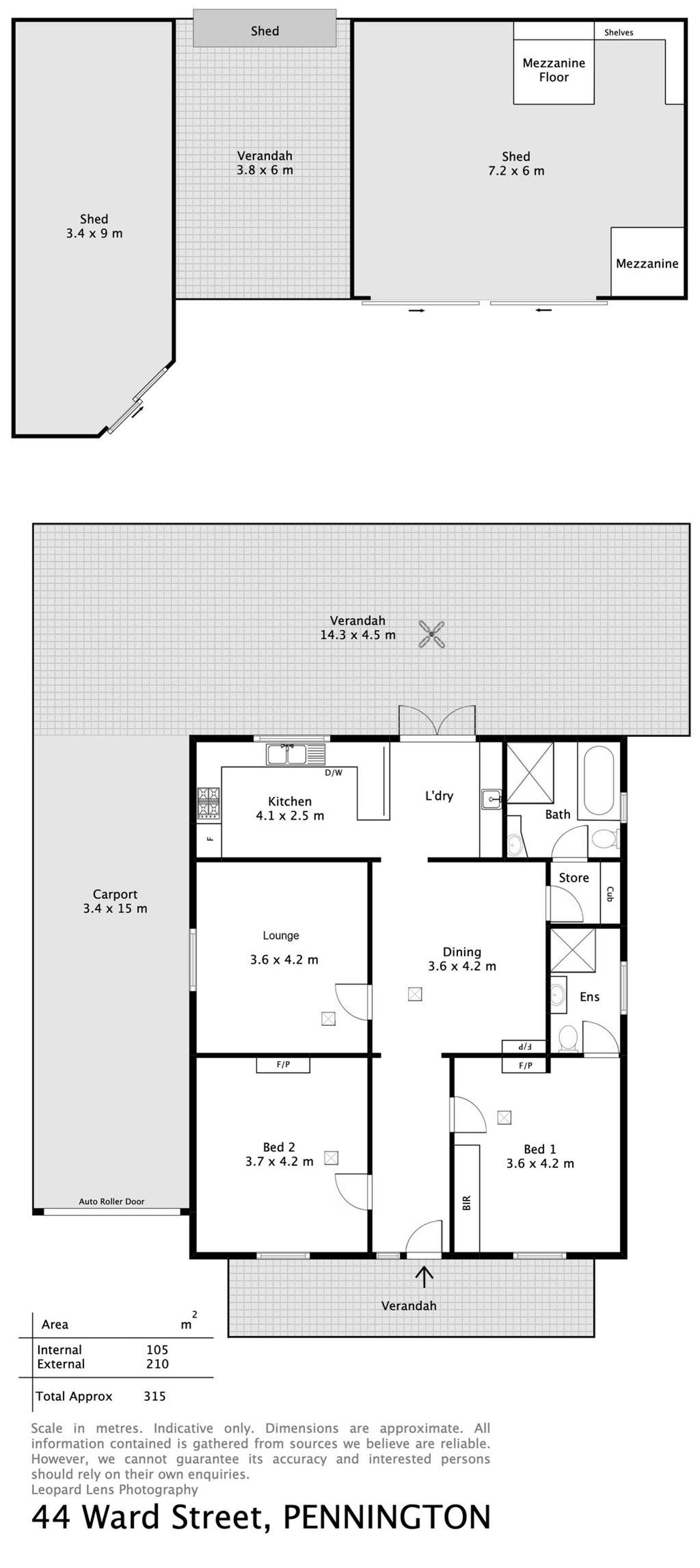 Floorplan of Homely house listing, 44 Ward Street, Pennington SA 5013