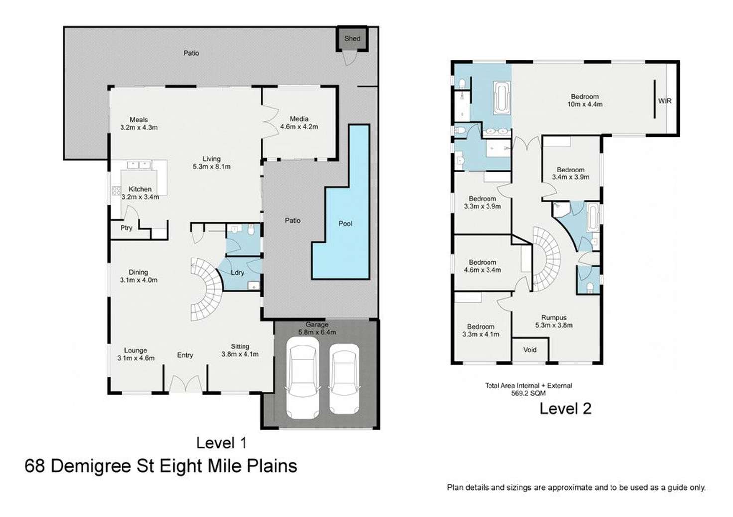 Floorplan of Homely house listing, 68 Demigre Street, Eight Mile Plains QLD 4113