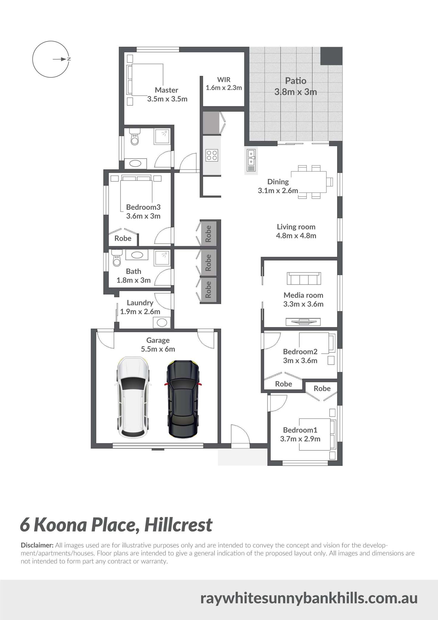 Floorplan of Homely house listing, 6 Koona Street, Hillcrest QLD 4118