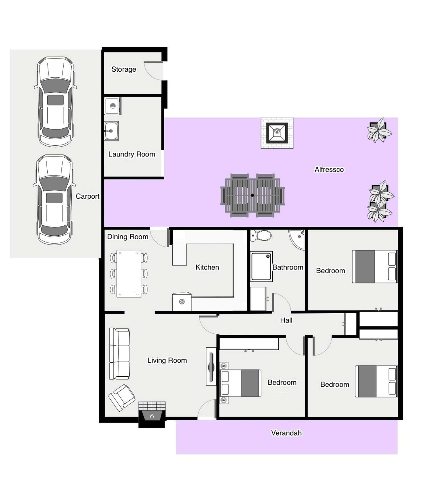 Floorplan of Homely house listing, 224 Beech Avenue, Mildura VIC 3500