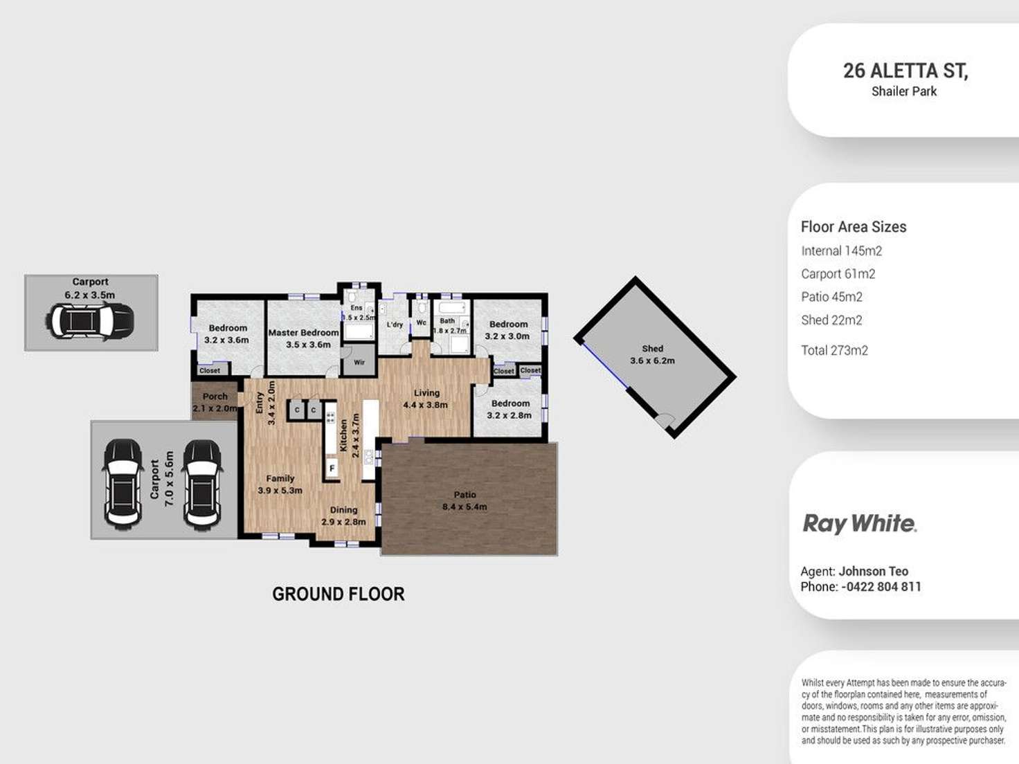 Floorplan of Homely house listing, 26 Aletta Street, Shailer Park QLD 4128