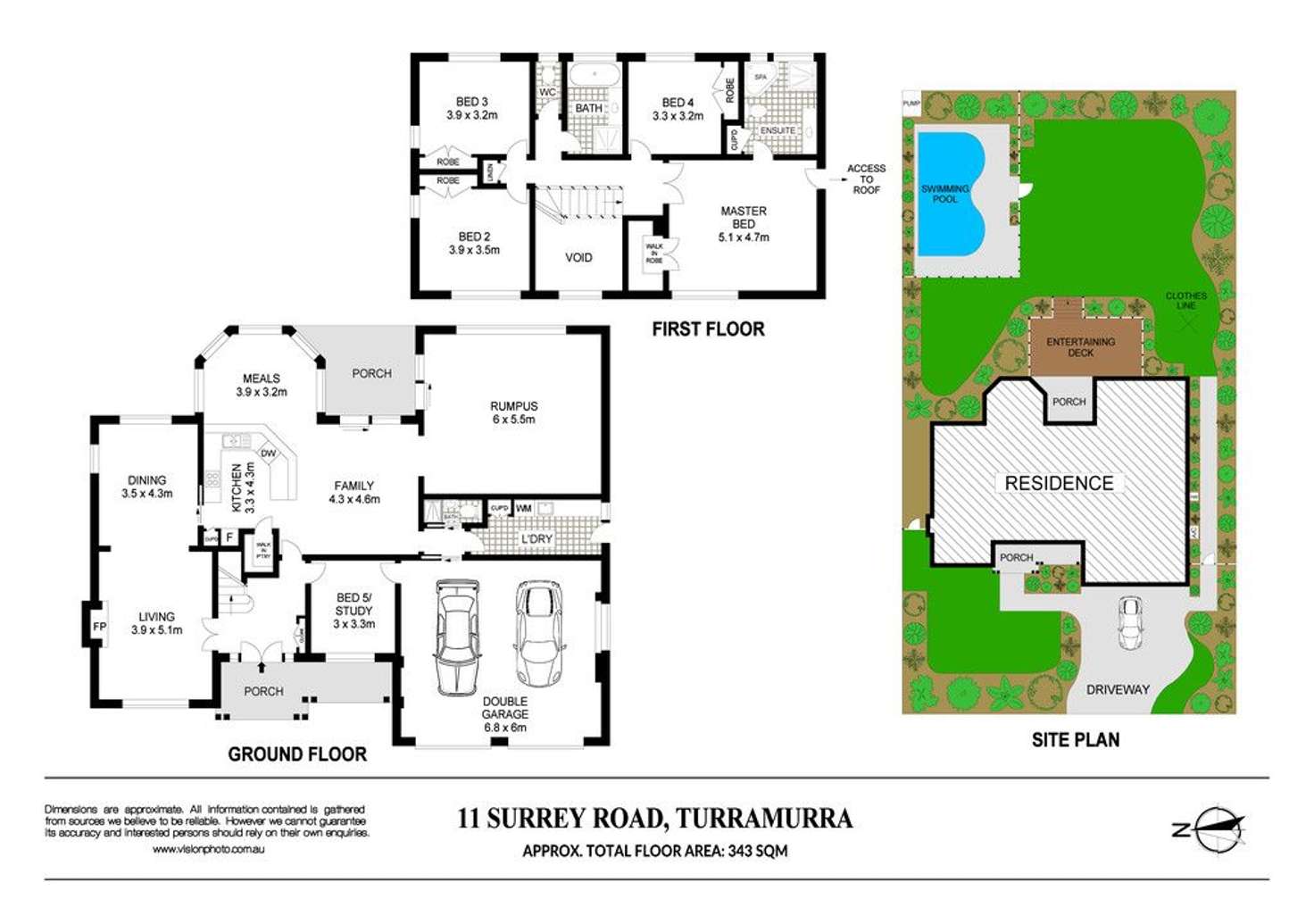 Floorplan of Homely house listing, 11 Surrey Road, Turramurra NSW 2074