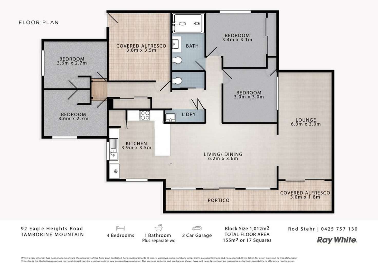 Floorplan of Homely house listing, 92 Eagle Heights Road, Tamborine Mountain QLD 4272