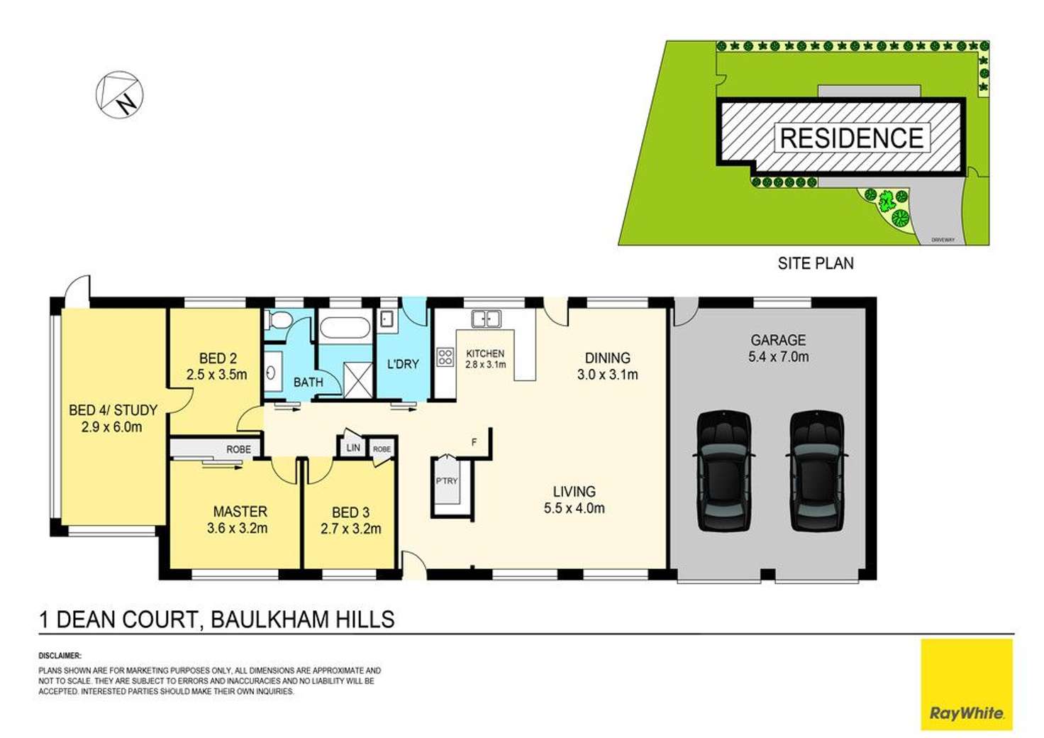 Floorplan of Homely house listing, 1 Dean Court, Baulkham Hills NSW 2153