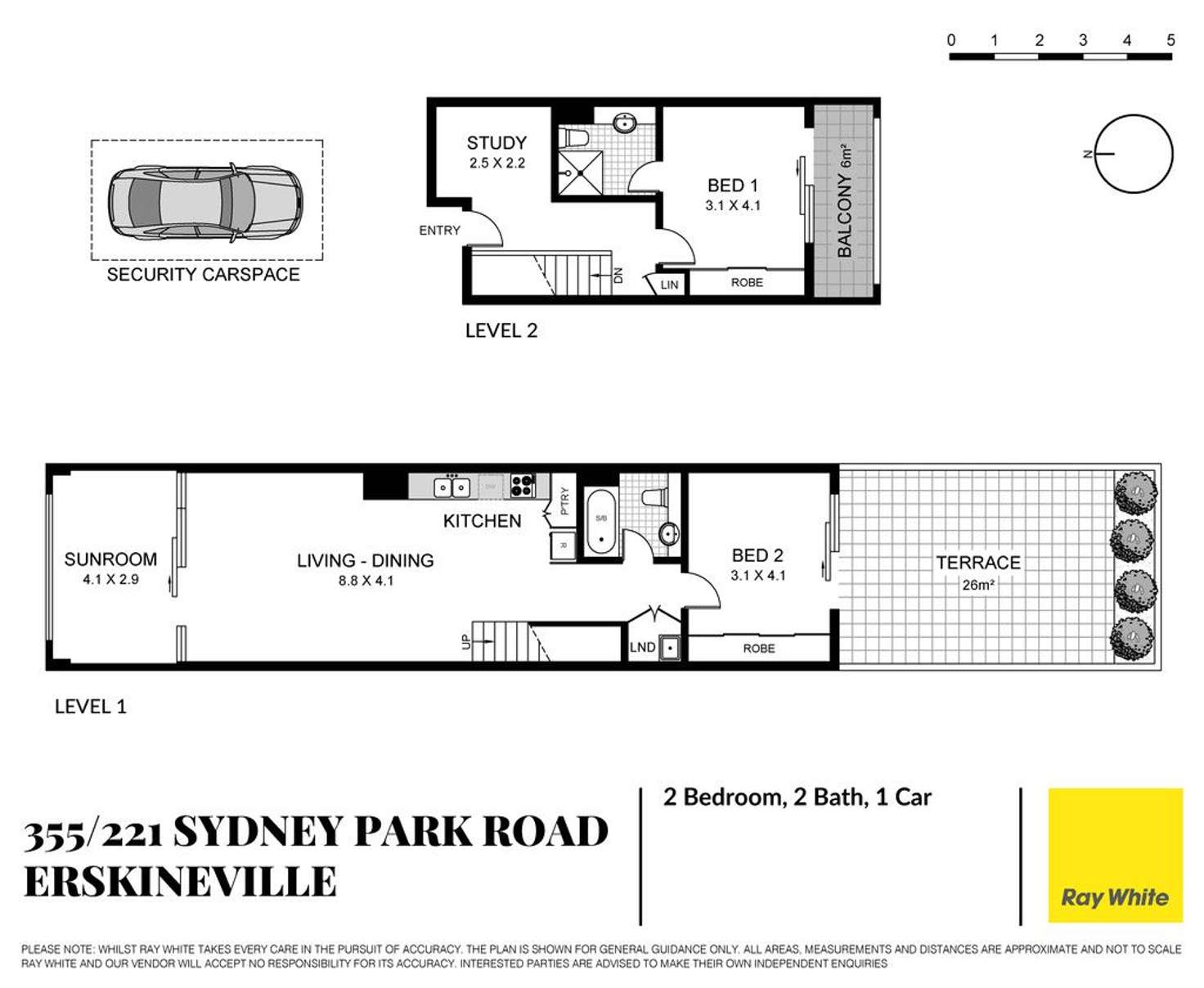 Floorplan of Homely apartment listing, 355/221-229 Sydney Park Road, Erskineville NSW 2043