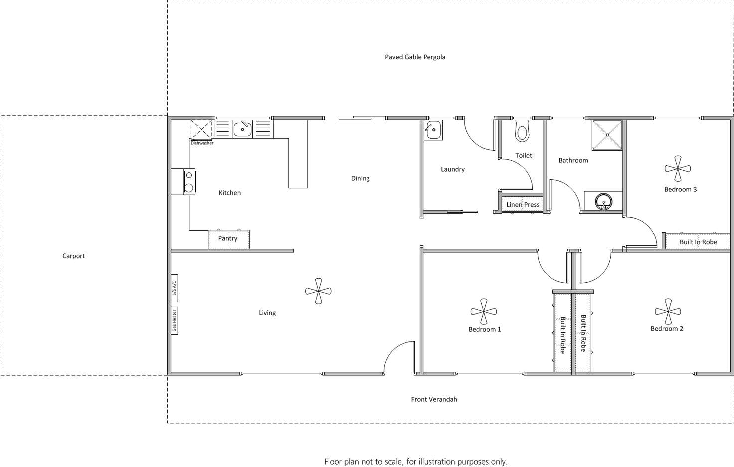 Floorplan of Homely house listing, 4 Weaver Street, Coobowie SA 5583