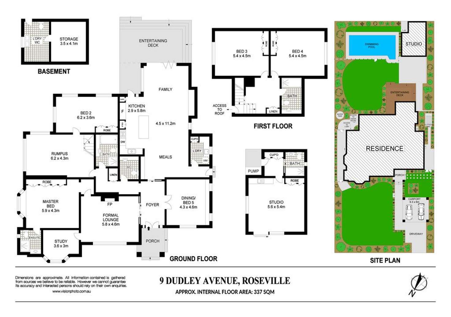 Floorplan of Homely house listing, 9 Dudley Avenue, Roseville NSW 2069