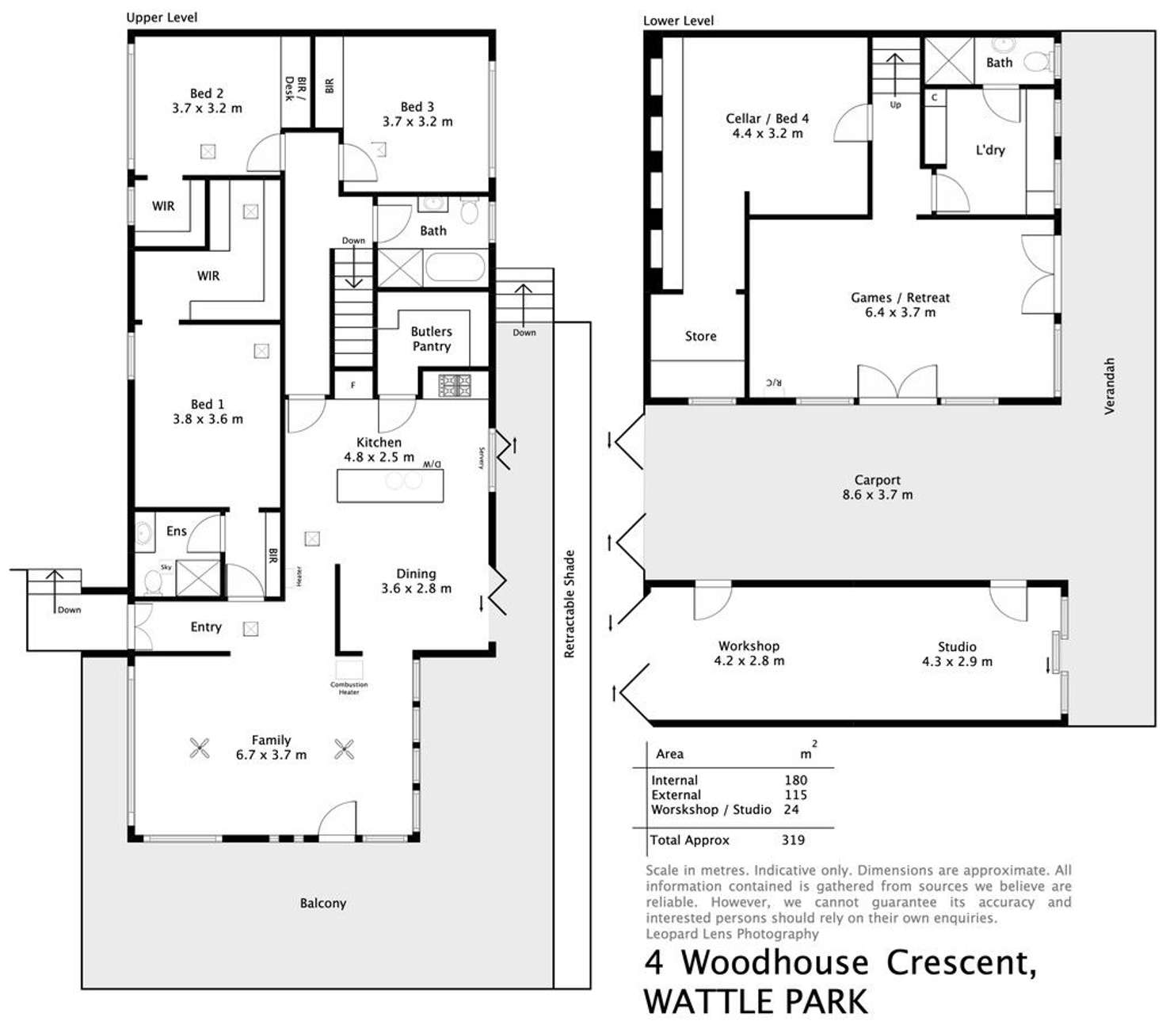 Floorplan of Homely house listing, 4 Woodhouse Crescent, Wattle Park SA 5066