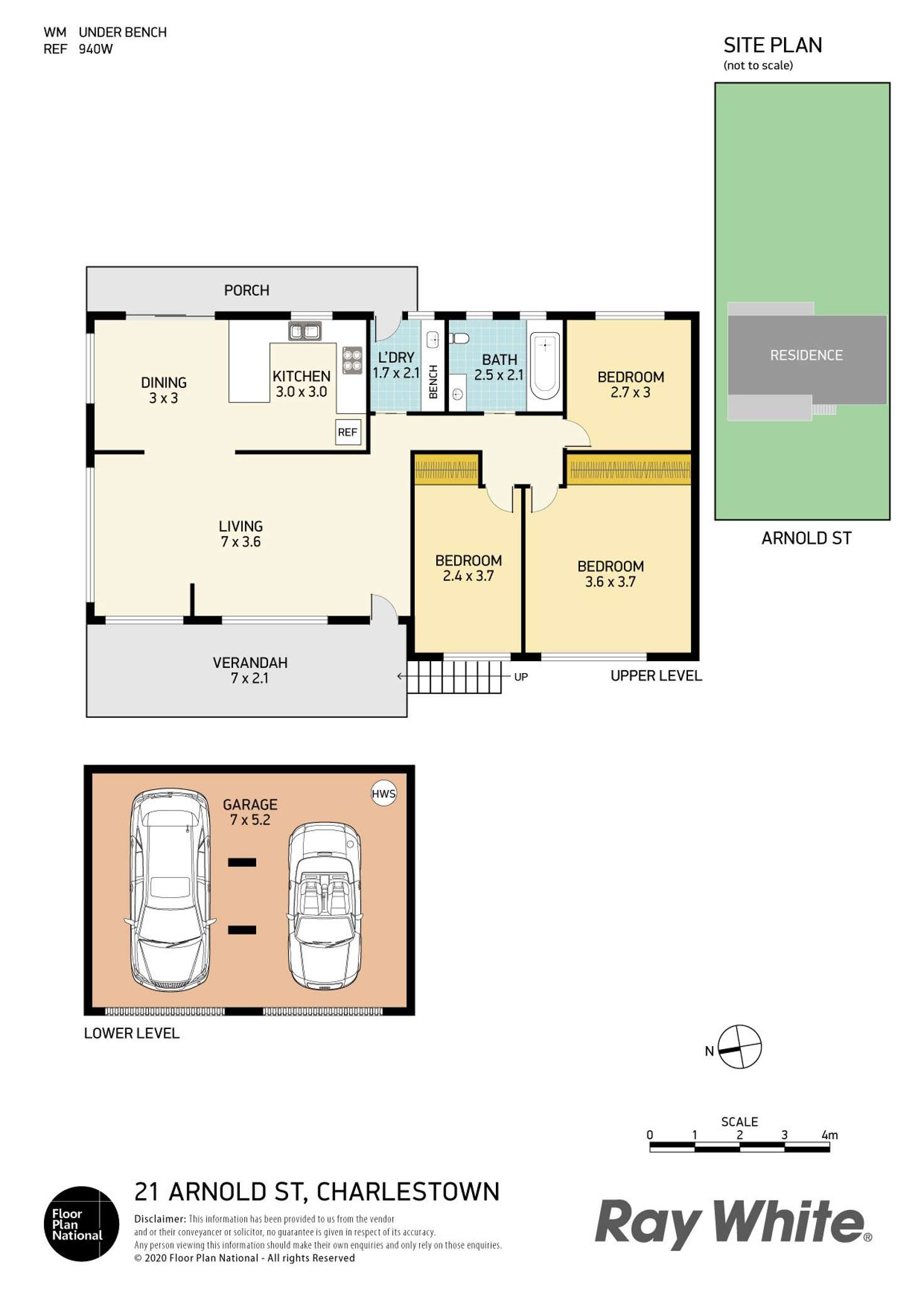 Floorplan of Homely house listing, 21 Arnold Street, Charlestown NSW 2290