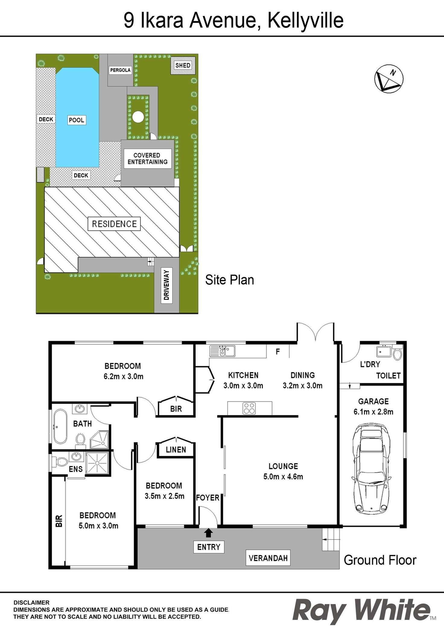 Floorplan of Homely house listing, 9 Ikara Avenue, Kellyville NSW 2155