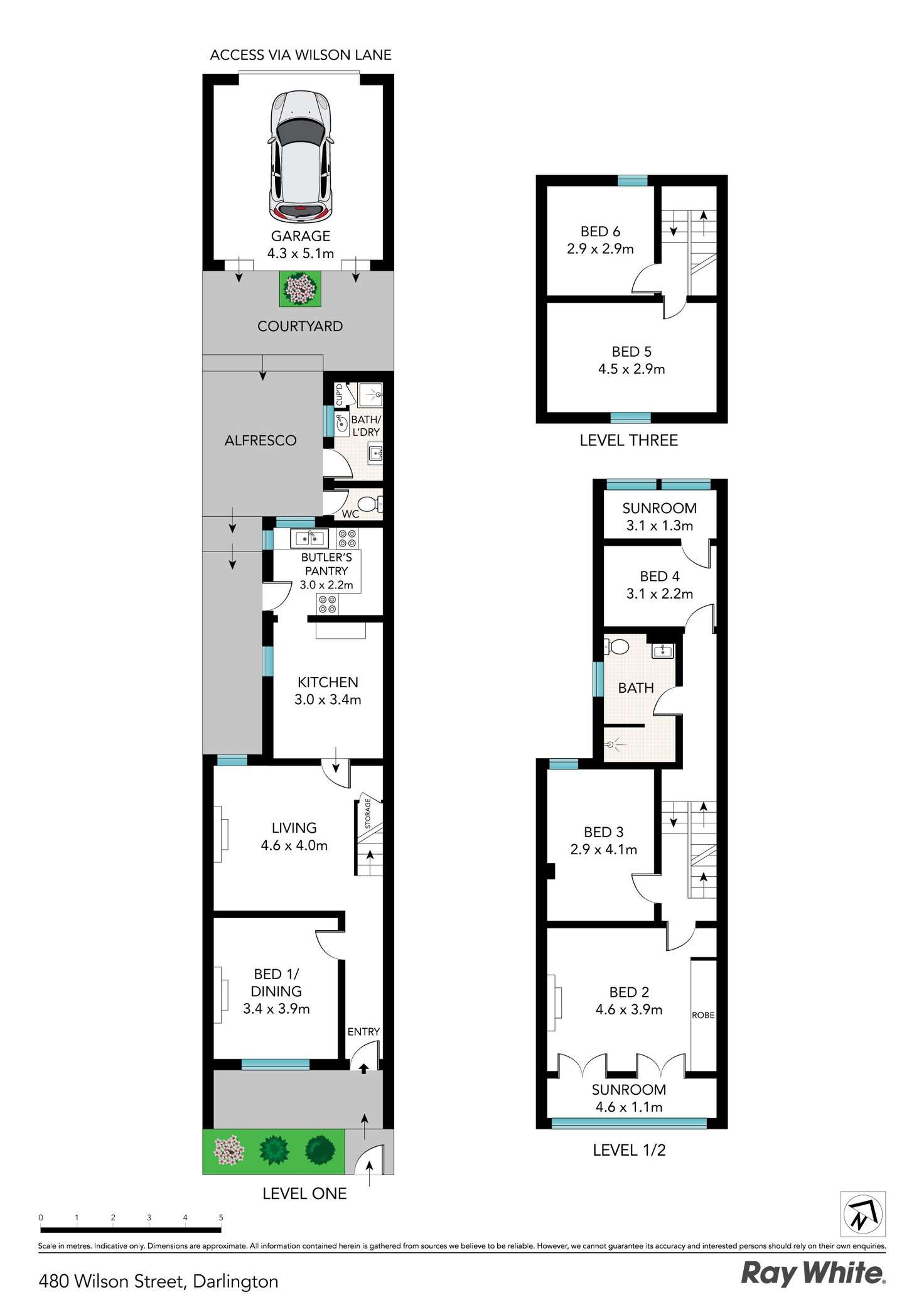 Floorplan of Homely house listing, 480 Wilson Street, Darlington NSW 2008