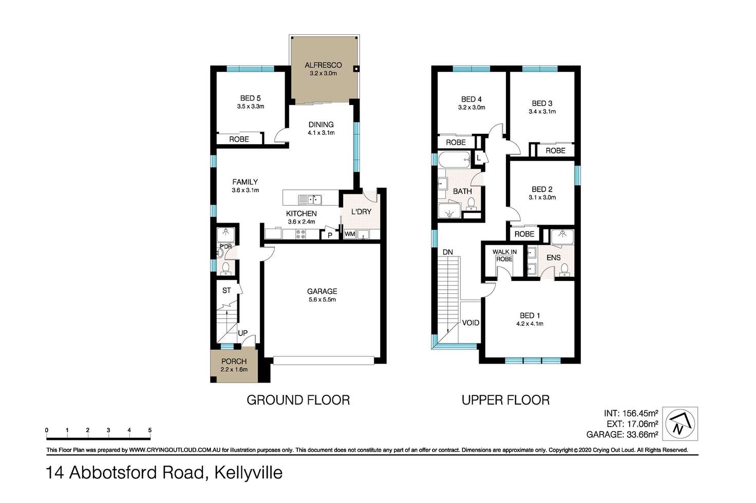 Floorplan of Homely house listing, 14 Abbottsford Road, Kellyville NSW 2155