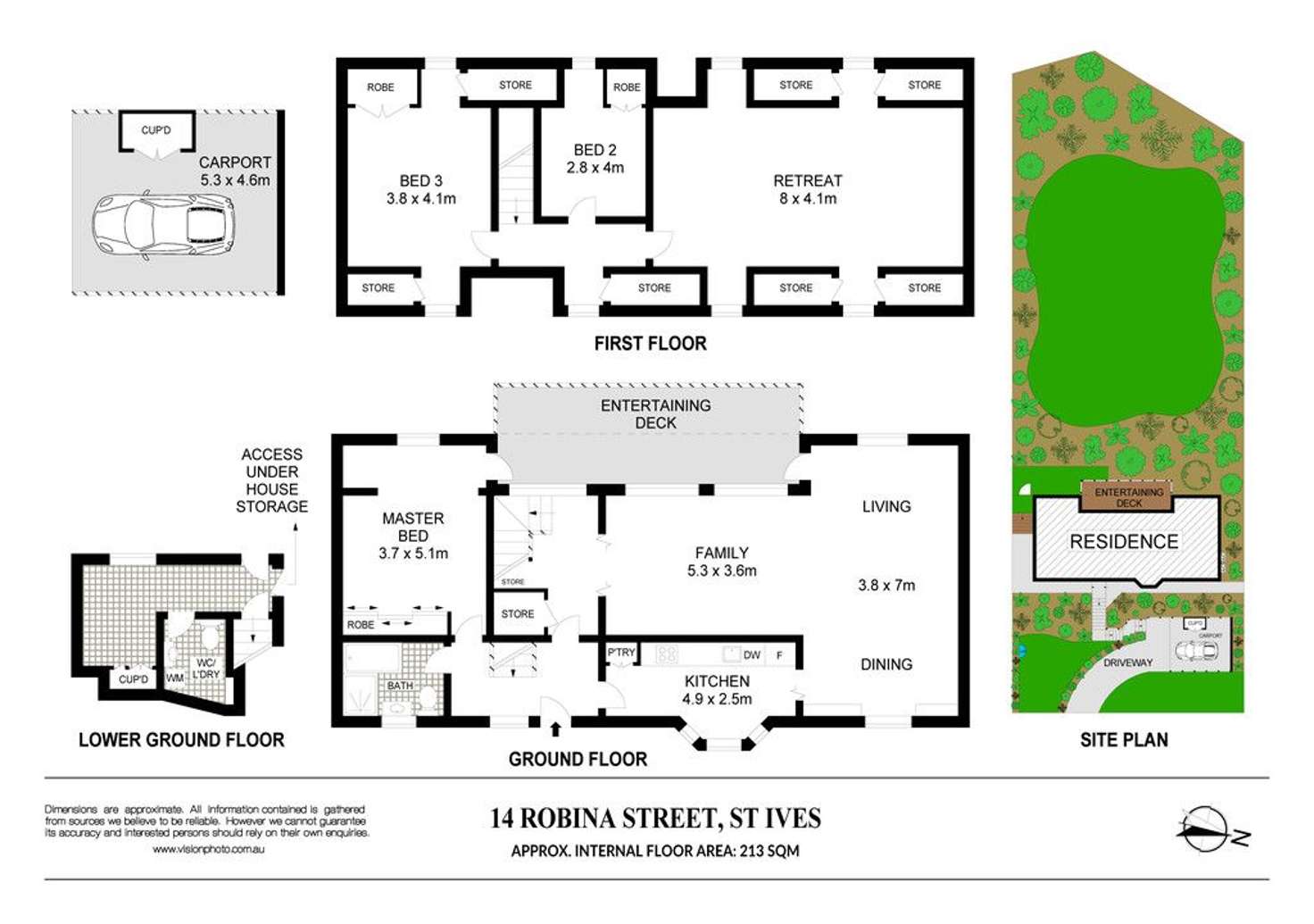 Floorplan of Homely house listing, 14 Robina Street, St Ives NSW 2075