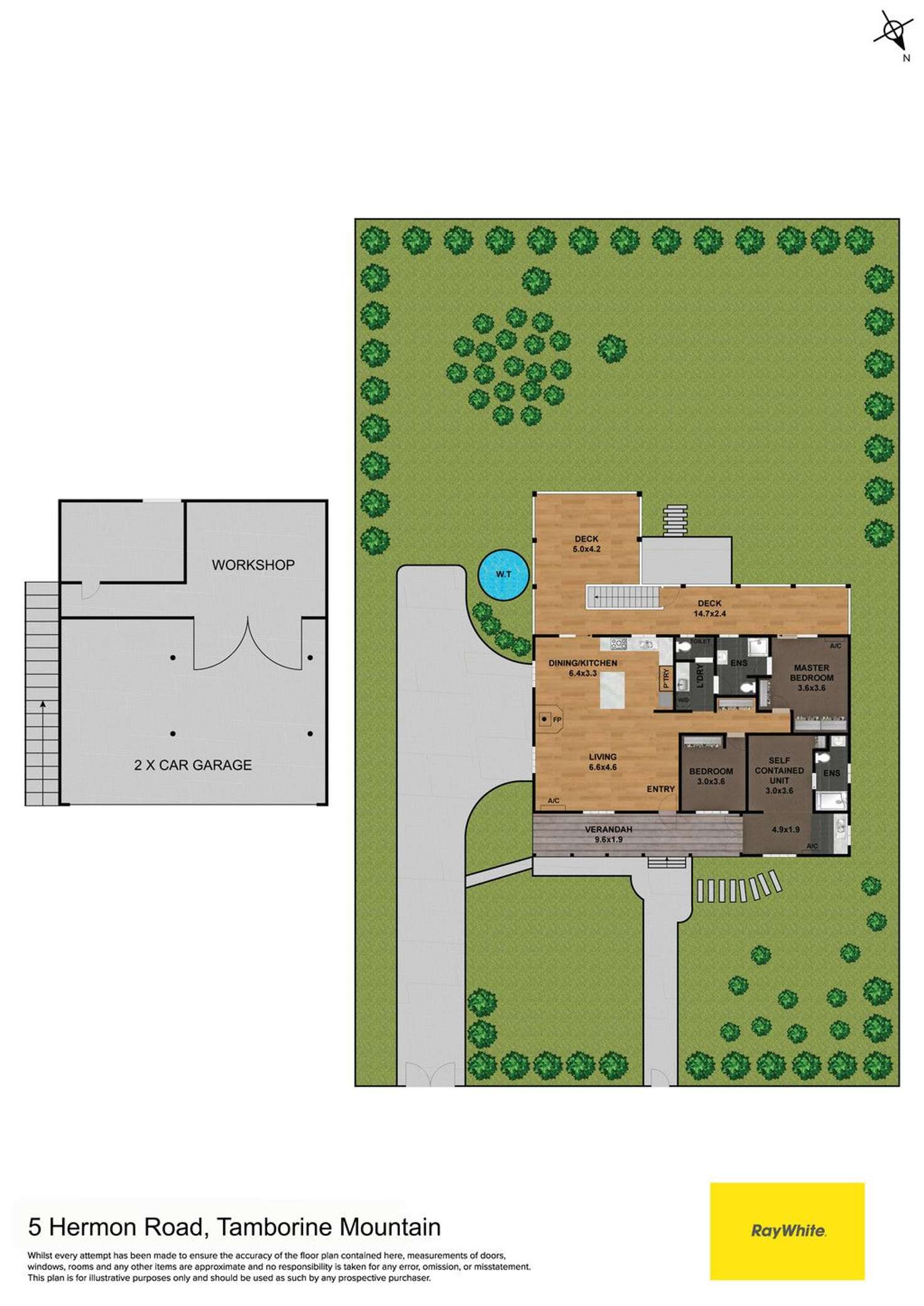 Floorplan of Homely house listing, 5 Hermon Road, Tamborine Mountain QLD 4272