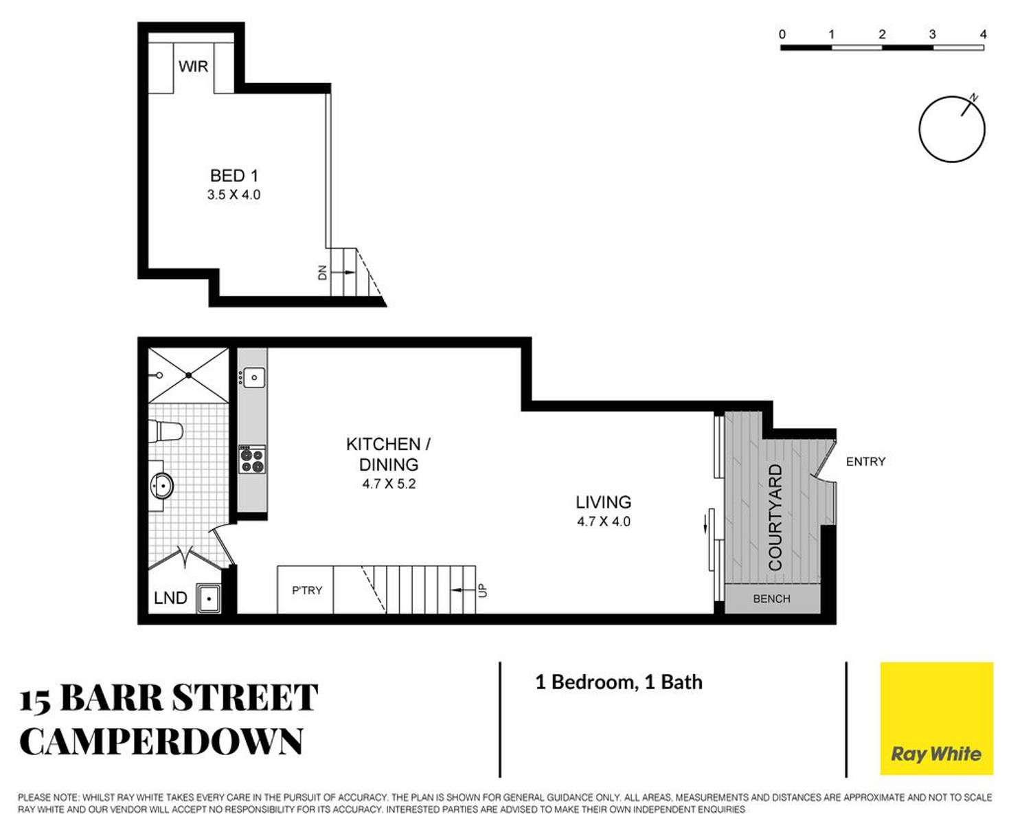 Floorplan of Homely apartment listing, 15 Barr Street, Camperdown NSW 2050