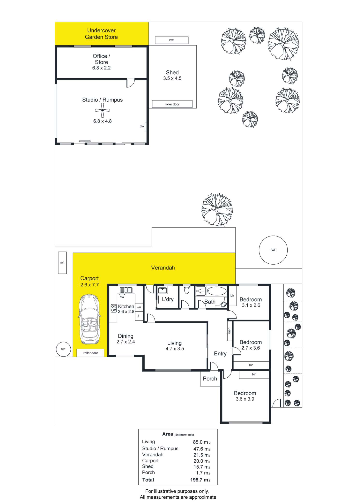 Floorplan of Homely house listing, 19 Wahratta Avenue, Morphett Vale SA 5162