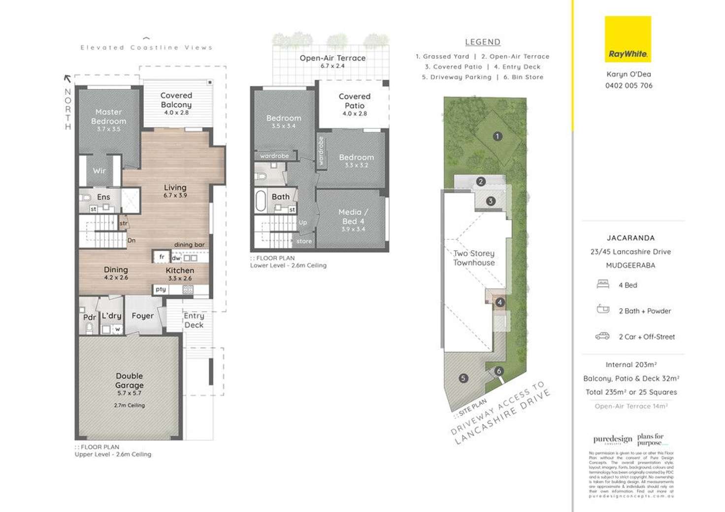 Floorplan of Homely townhouse listing, 23/45 Lancashire Drive, Mudgeeraba QLD 4213