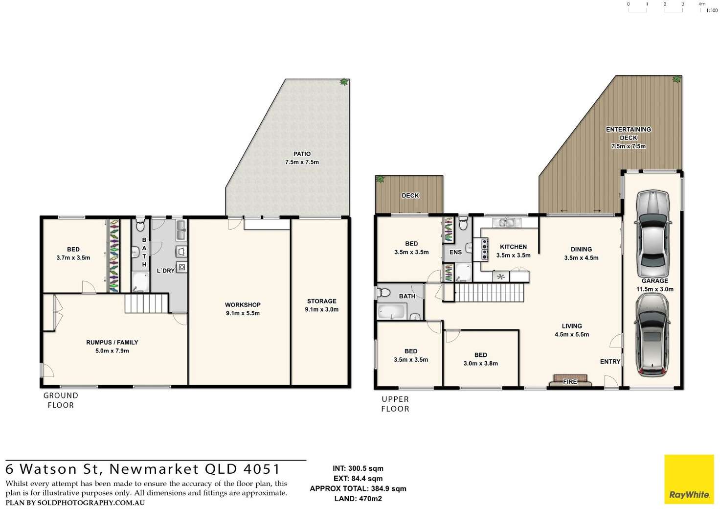 Floorplan of Homely house listing, 6 Watson Street, Newmarket QLD 4051