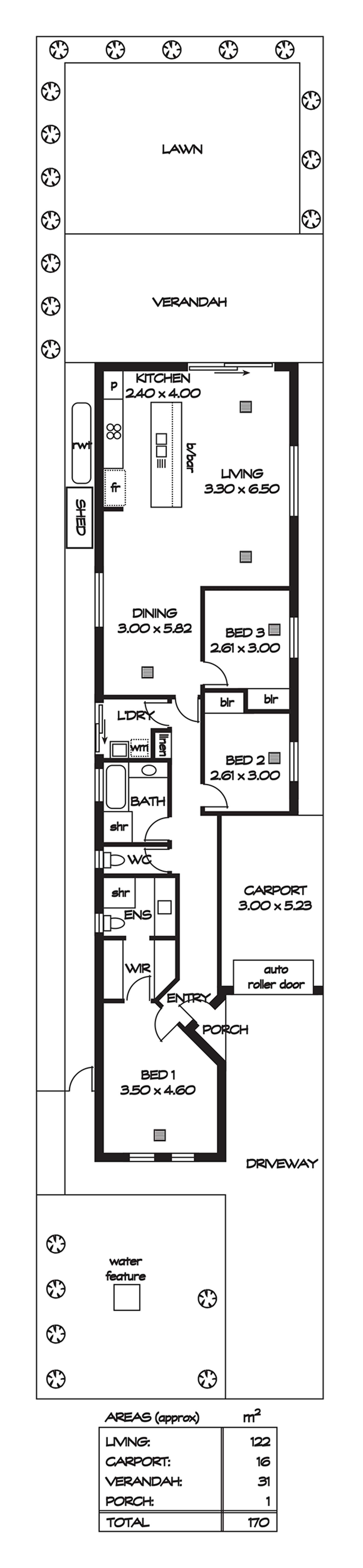 Floorplan of Homely house listing, 39A Meath Avenue, Salisbury Downs SA 5108