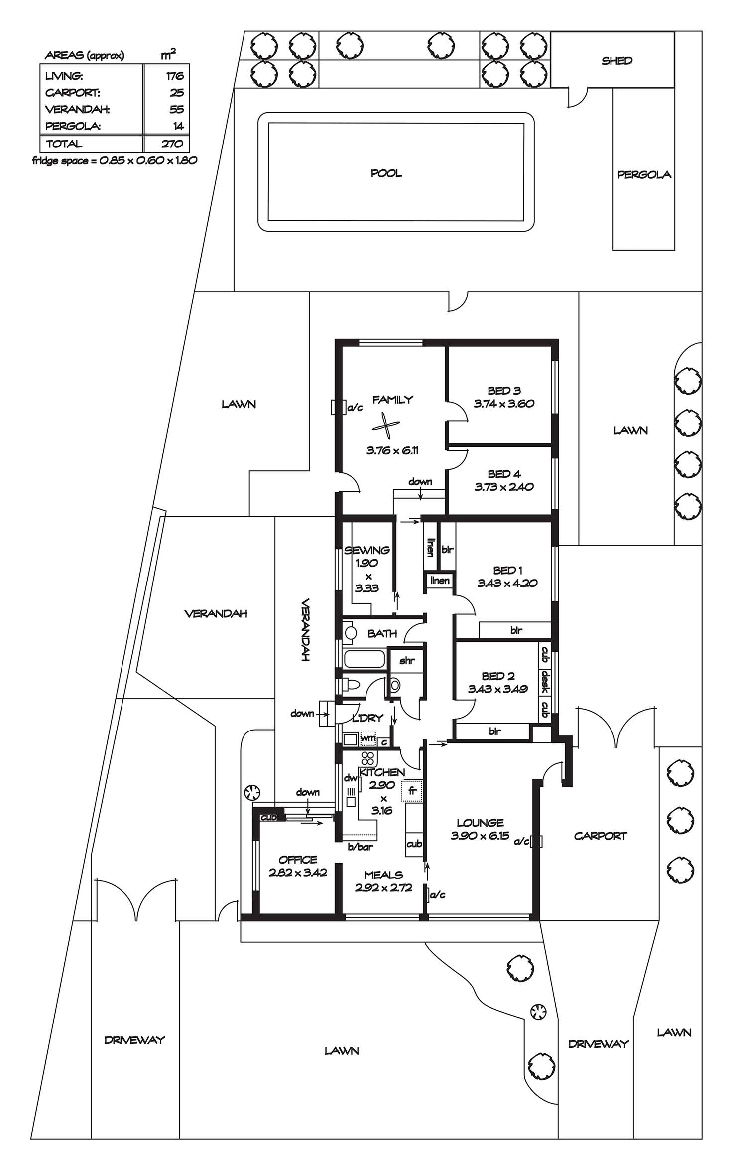 Floorplan of Homely house listing, 4 Esperance Terrace, Valley View SA 5093