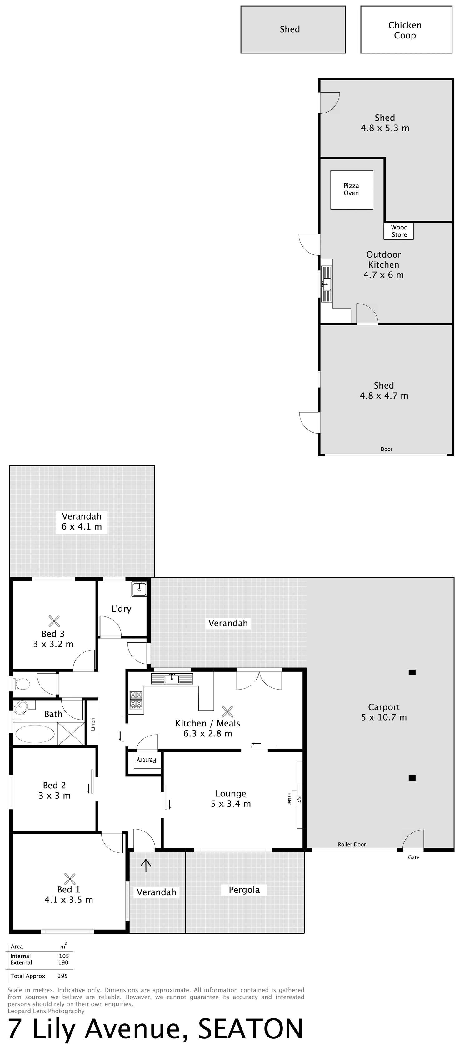 Floorplan of Homely house listing, 7 Lily Avenue, Seaton SA 5023