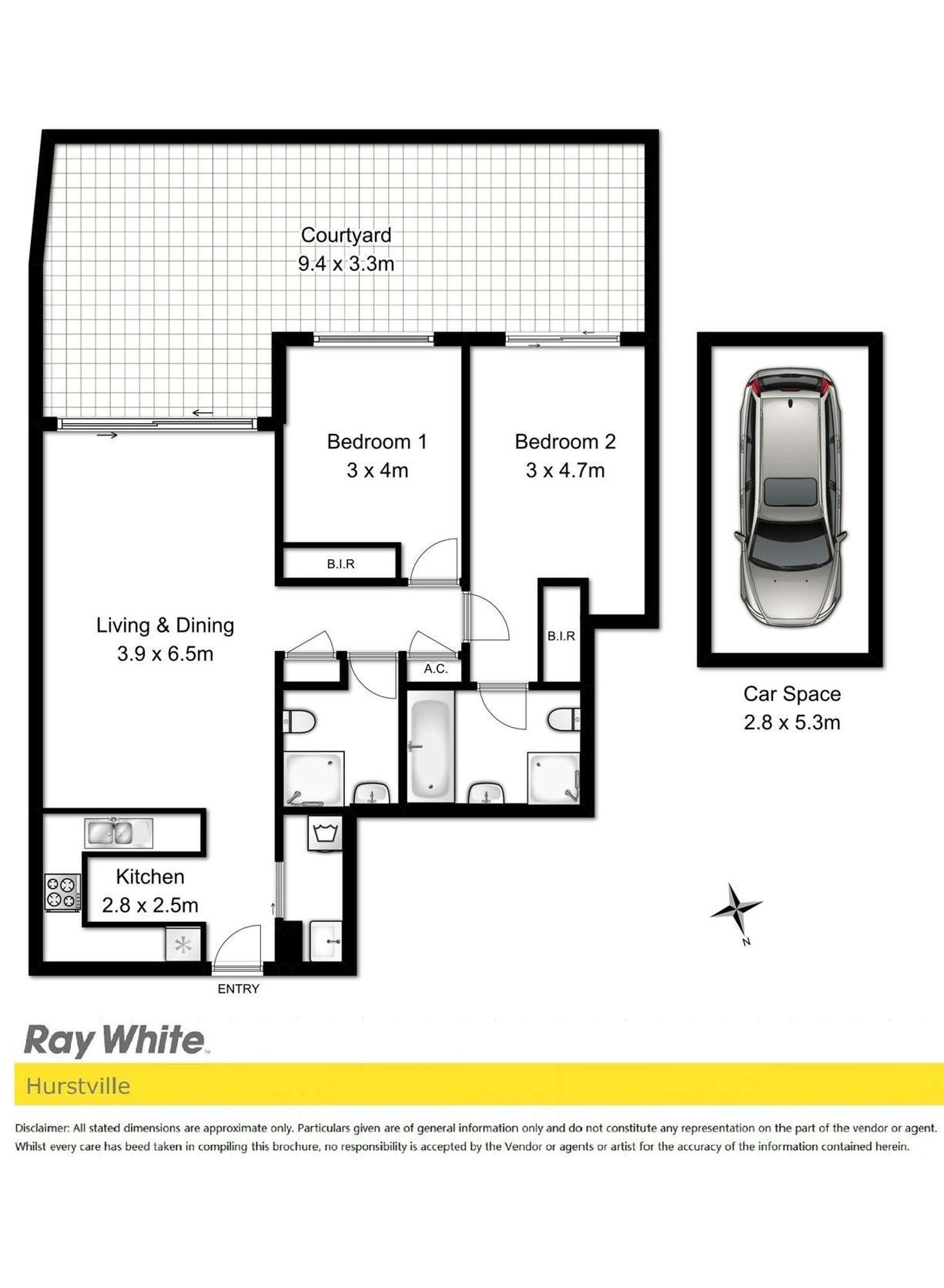 Floorplan of Homely apartment listing, 8/323 Forest Road, Hurstville NSW 2220