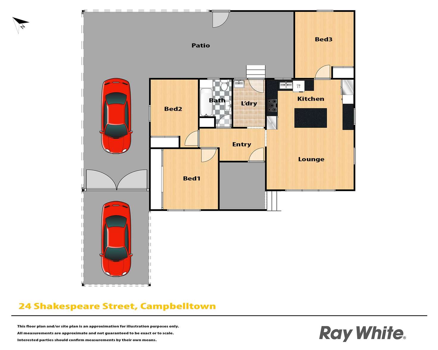Floorplan of Homely house listing, 24 Shakespeare Street, Campbelltown NSW 2560
