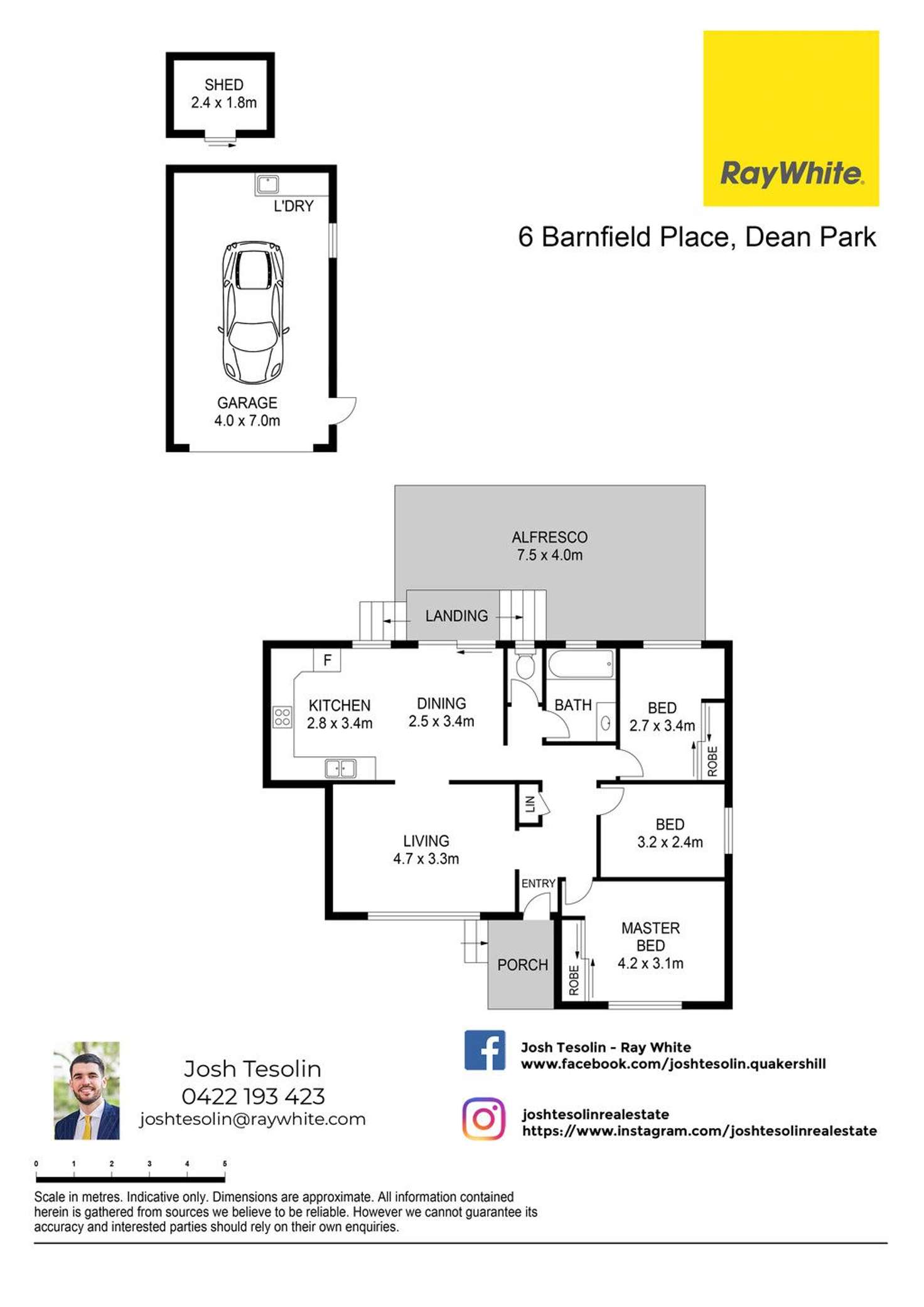 Floorplan of Homely house listing, 6 Barnfield Place, Dean Park NSW 2761