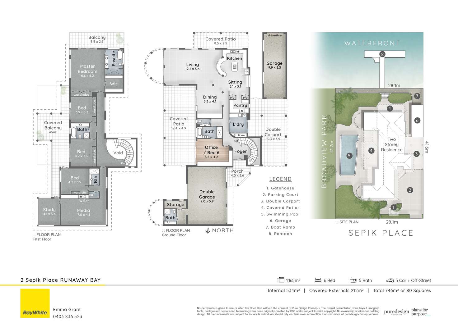 Floorplan of Homely house listing, 2 Sepik Place, Runaway Bay QLD 4216