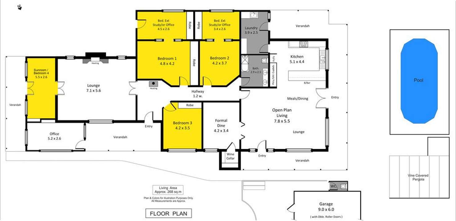 Floorplan of Homely house listing, 458 Chowilla Street, Renmark SA 5341