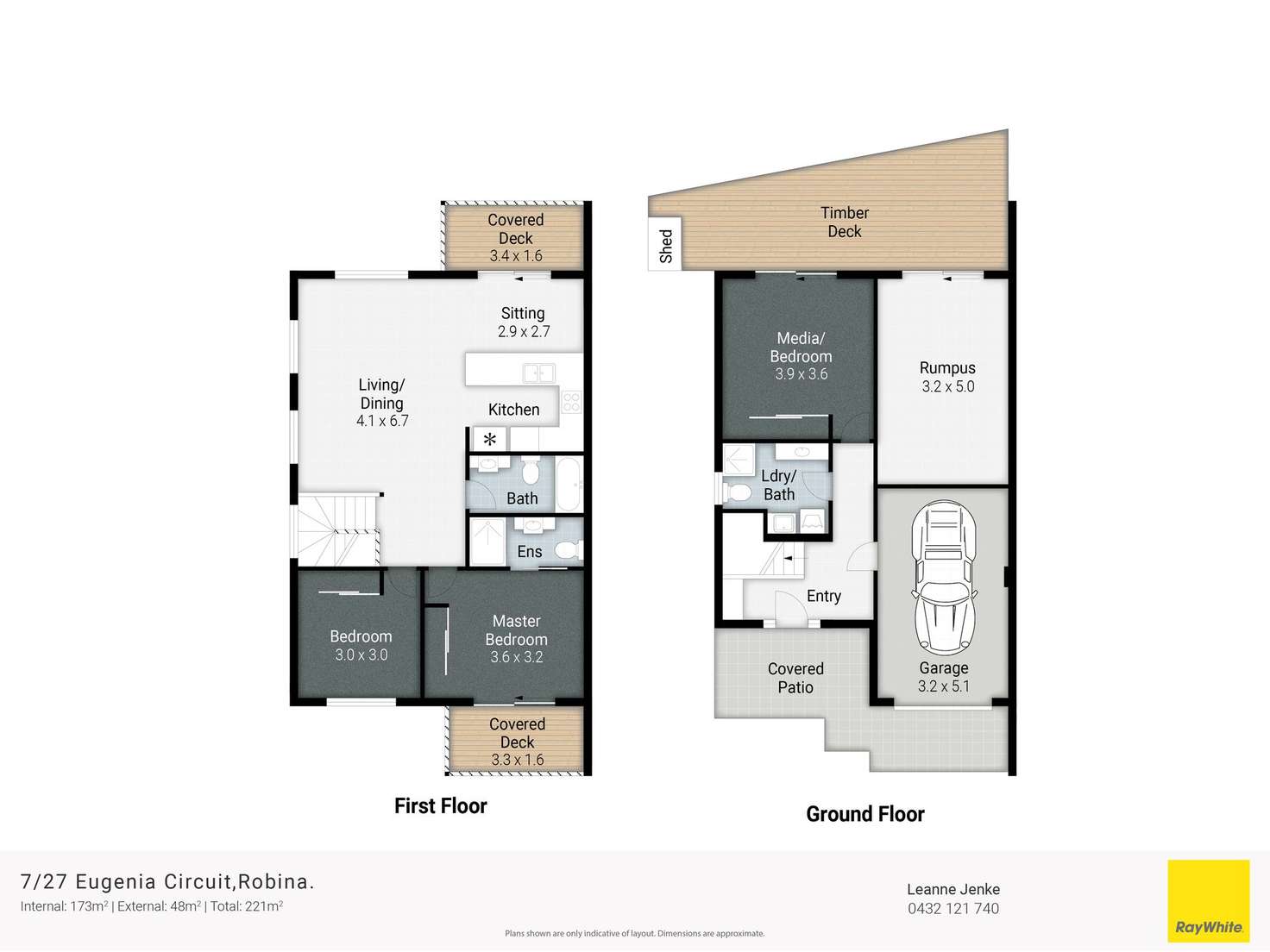 Floorplan of Homely townhouse listing, 7/27 Eugenia Circuit, Robina QLD 4226