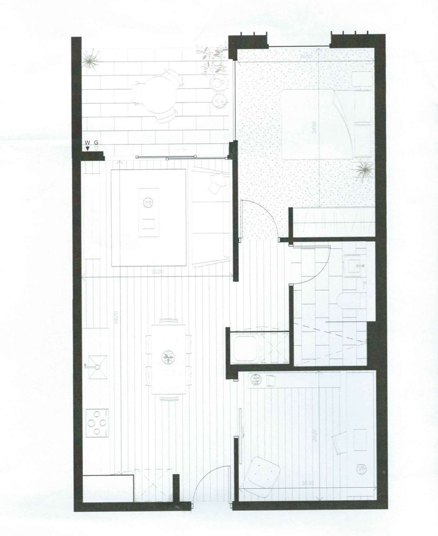Floorplan of Homely apartment listing, 603/9 Fourth Street, Bowden SA 5007