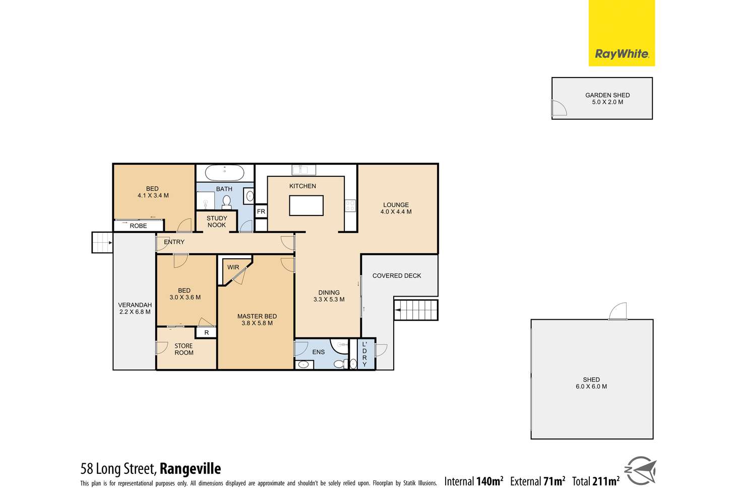 Floorplan of Homely house listing, 58 Long Street, Rangeville QLD 4350
