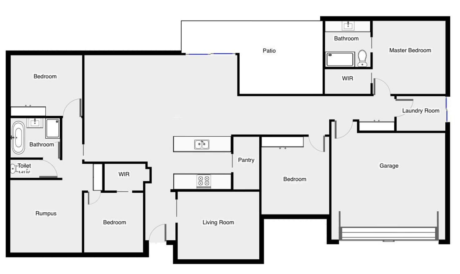 Floorplan of Homely house listing, 4 Clancy Way, Mildura VIC 3500