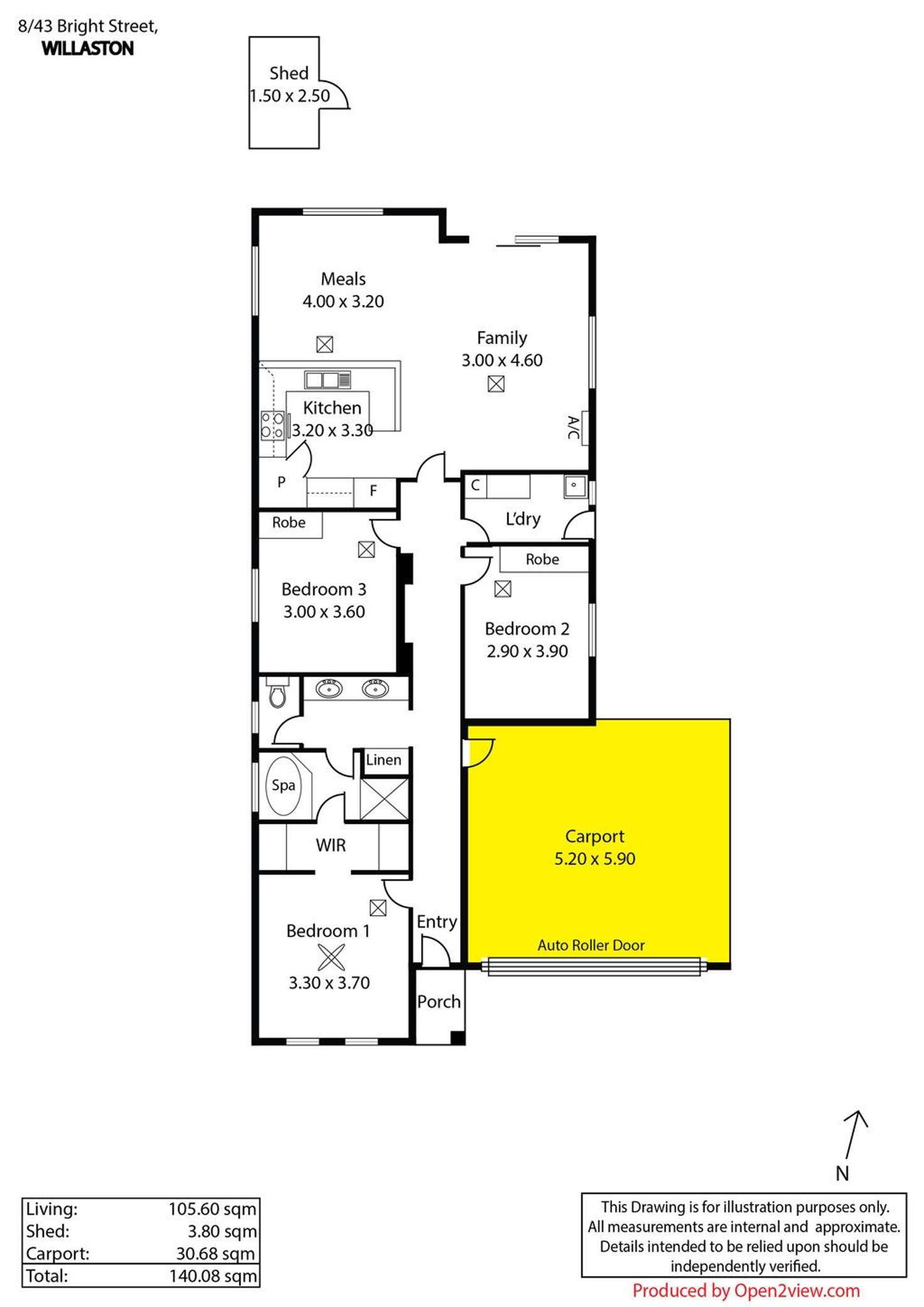 Floorplan of Homely house listing, 6/43 Bright Street, Willaston SA 5118