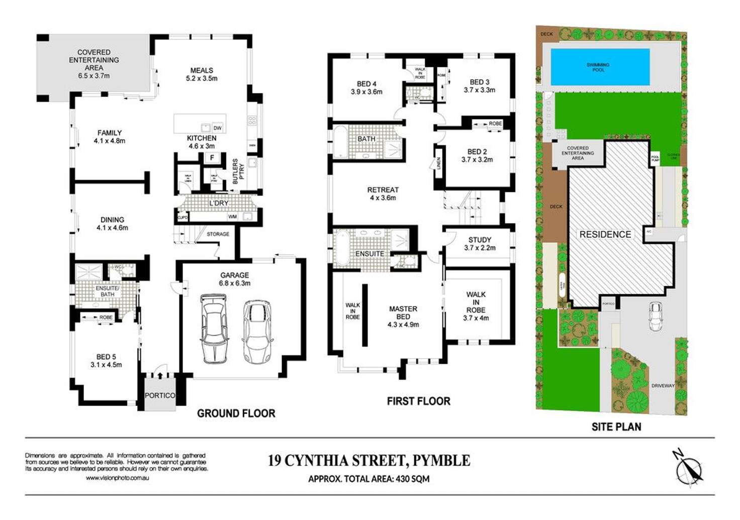 Floorplan of Homely house listing, 19 Cynthia Street, Pymble NSW 2073