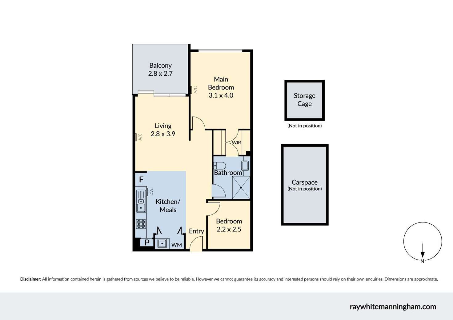 Floorplan of Homely apartment listing, 2/259 Canterbury Road, Forest Hill VIC 3131