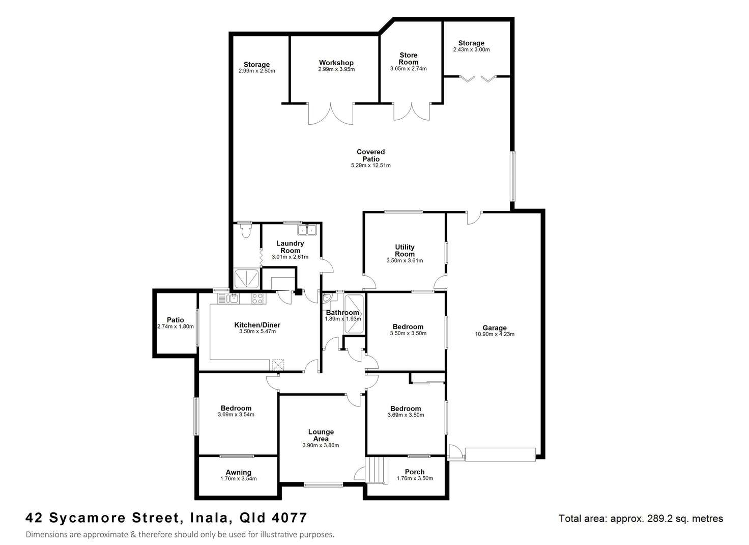 Floorplan of Homely house listing, 42 Sycamore Street, Inala QLD 4077