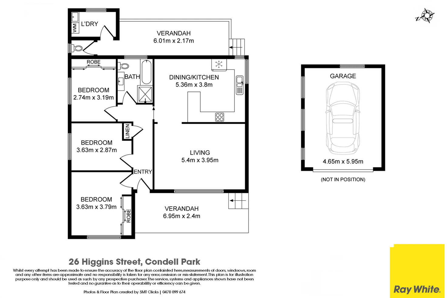 Floorplan of Homely house listing, 26 Higgins Street, Condell Park NSW 2200