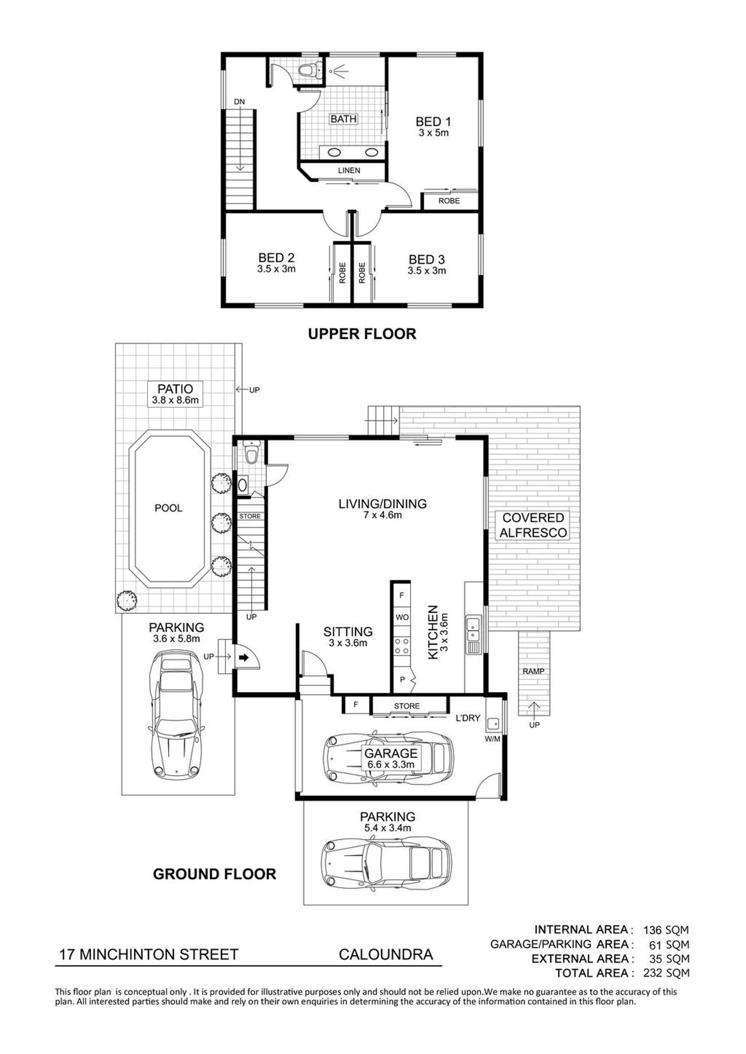 Floorplan of Homely house listing, Unit 2/17 Minchinton Street, Caloundra QLD 4551