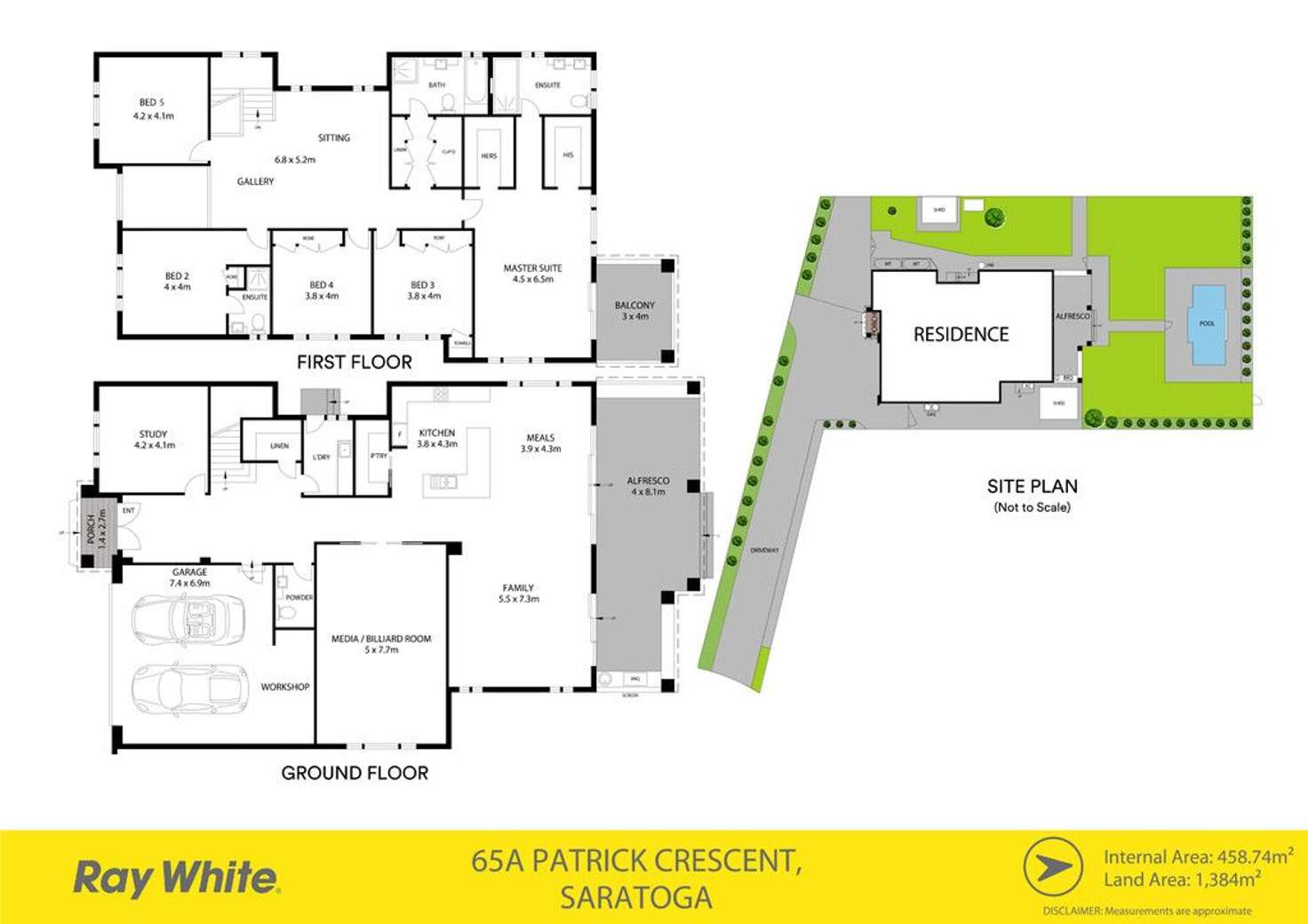 Floorplan of Homely house listing, 65a Patrick Crescent, Saratoga NSW 2251