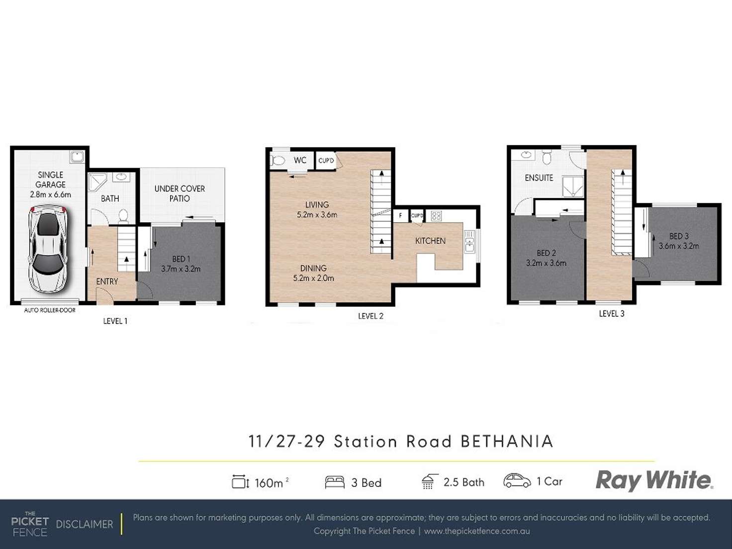 Floorplan of Homely townhouse listing, 11/27-29 Station Road, Bethania QLD 4205