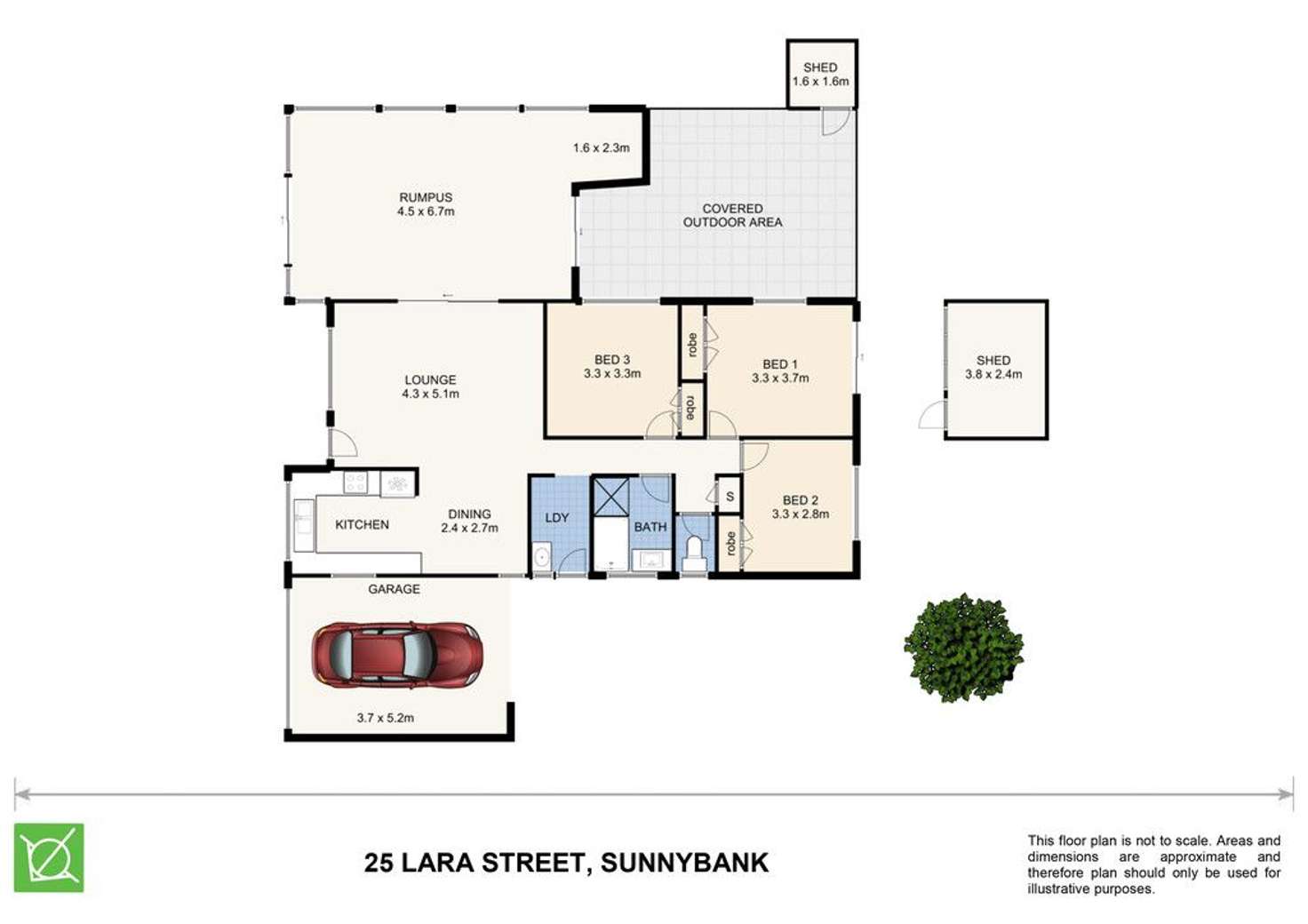 Floorplan of Homely house listing, 25 Lara Street, Sunnybank QLD 4109