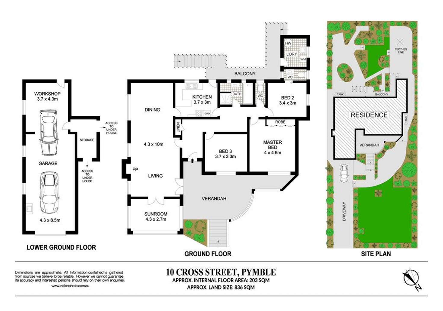 Floorplan of Homely house listing, 10 Cross Street, Pymble NSW 2073