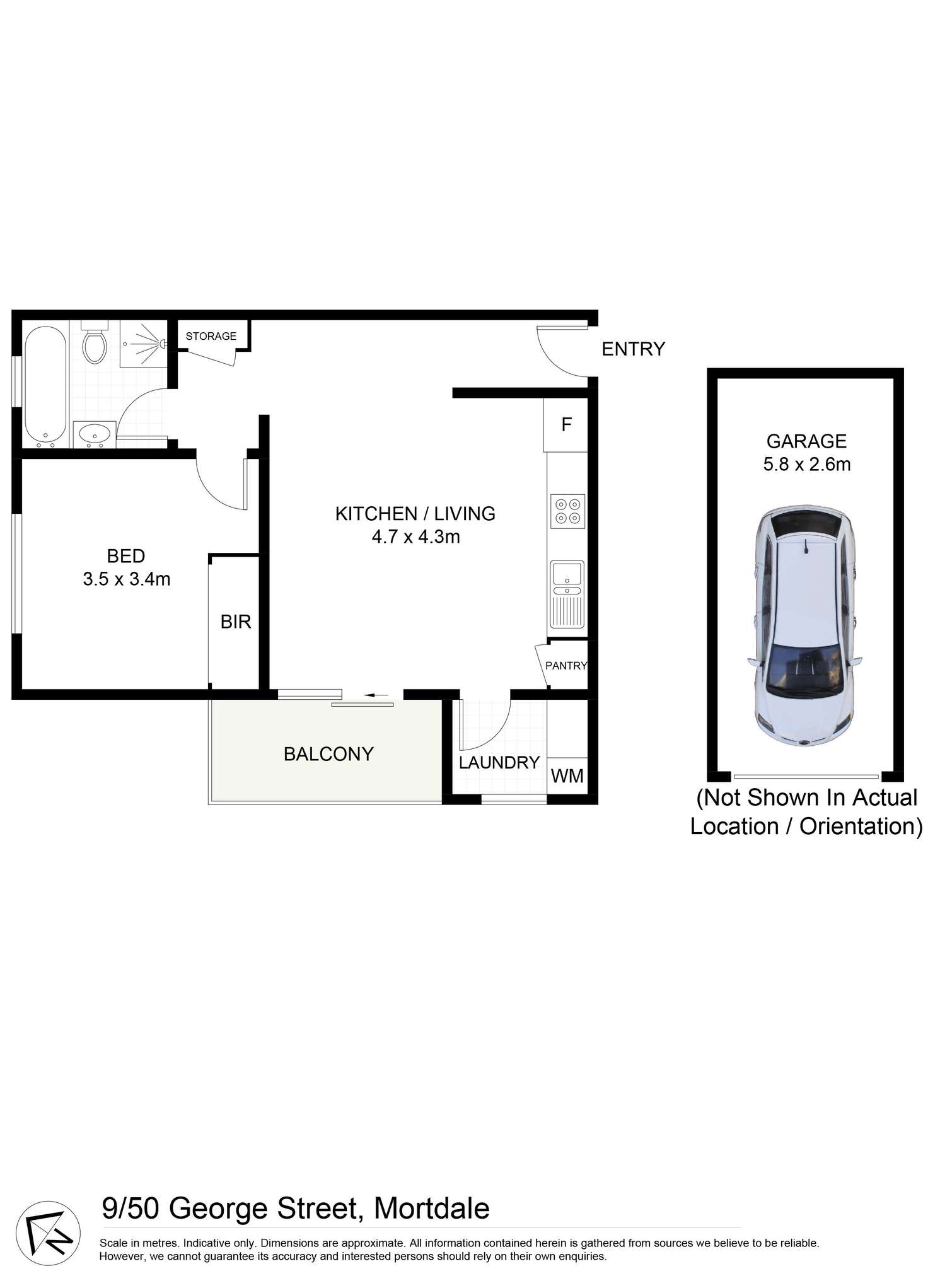 Floorplan of Homely unit listing, 9/50-52 George Street, Mortdale NSW 2223