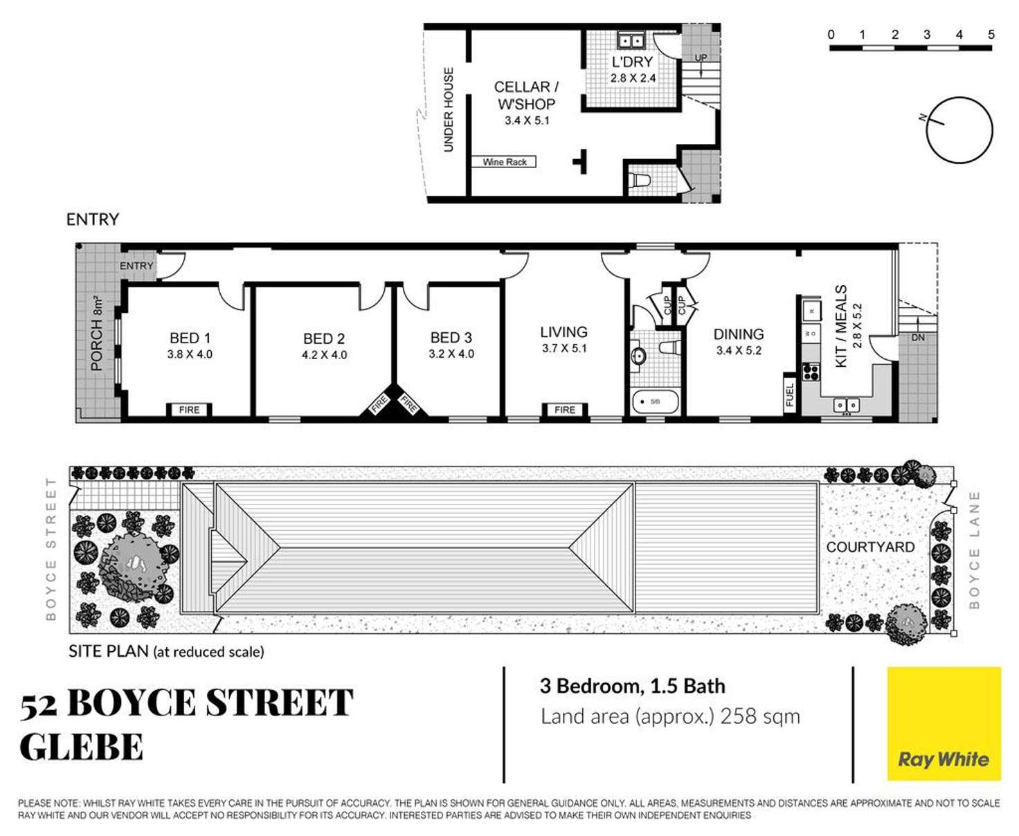 Floorplan of Homely house listing, 52 Boyce Street, Glebe NSW 2037