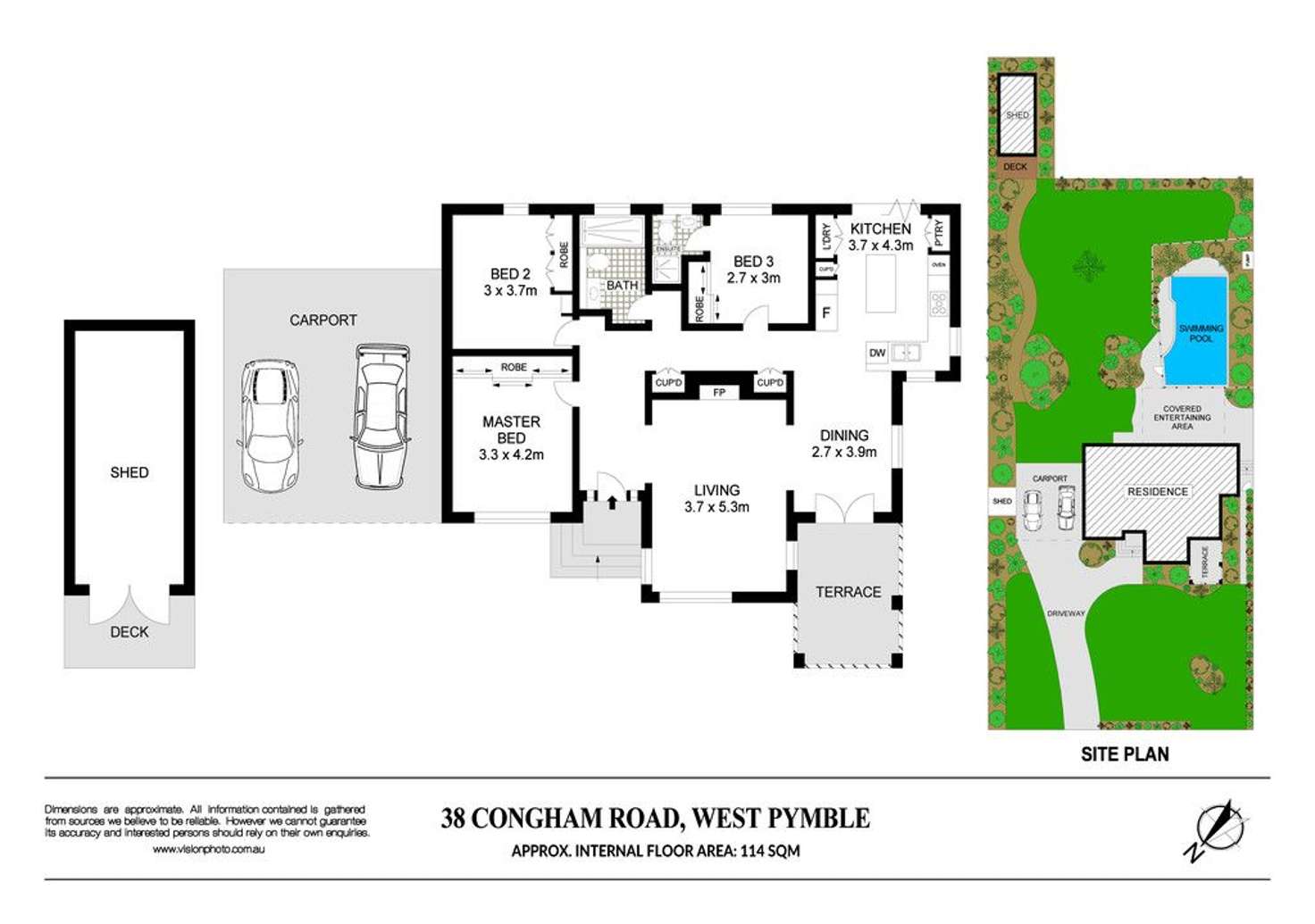 Floorplan of Homely house listing, 38 Congham Road, West Pymble NSW 2073
